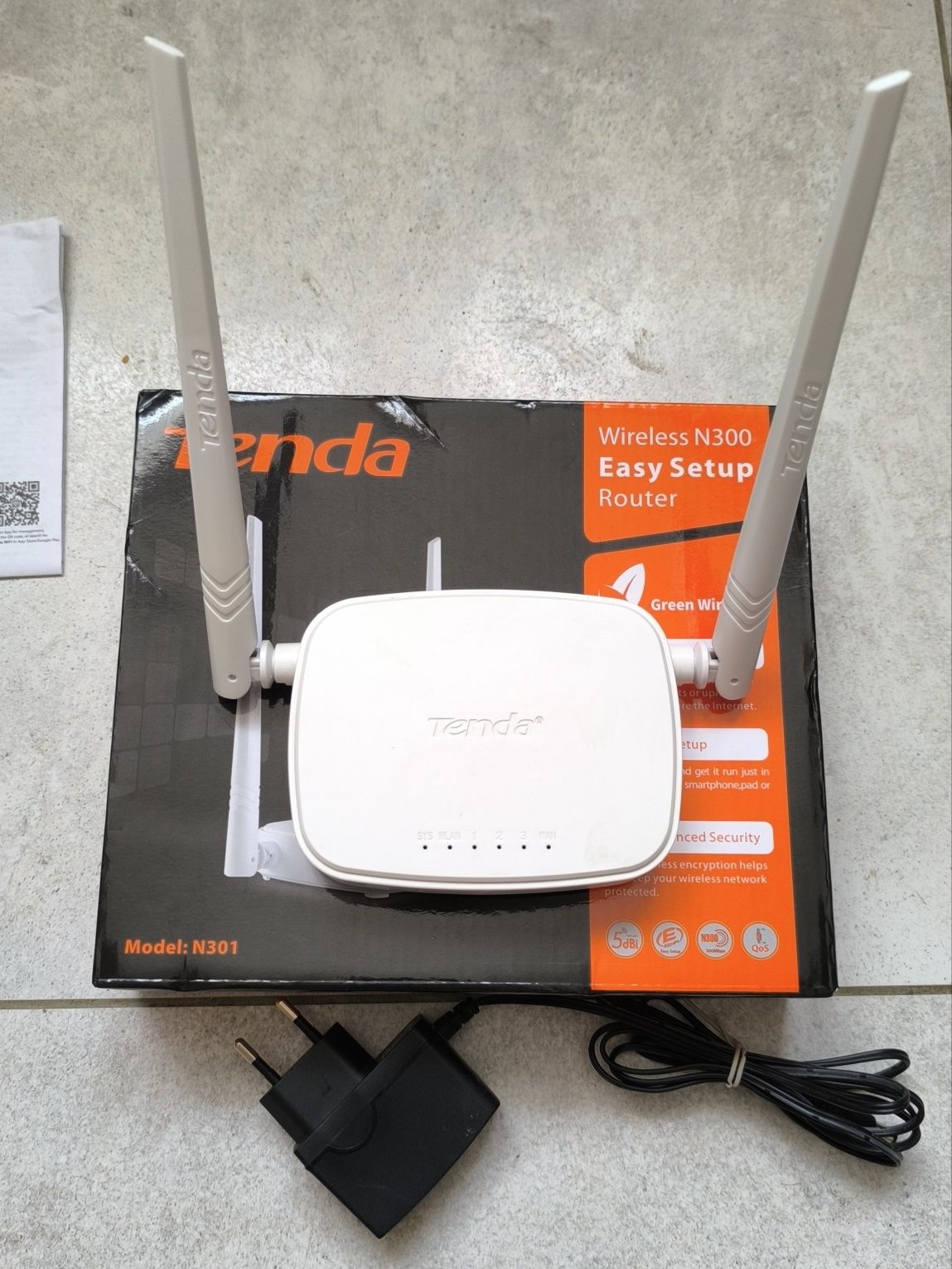 Router Tenda N301, 300 Mbit, 2.4 Ghz