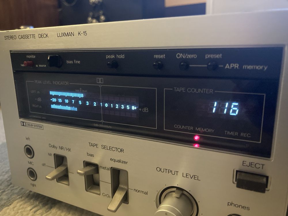 Luxman k15 deck sprawny