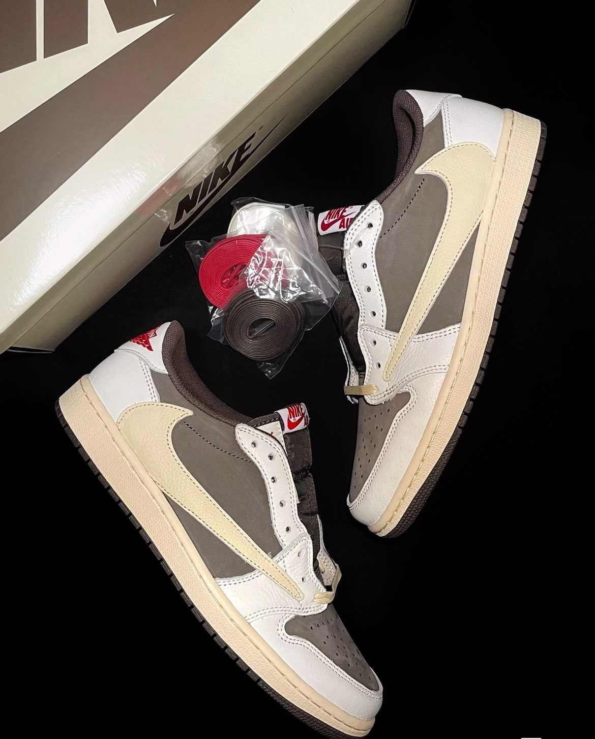 Jordan 1 Retro Low OG SP Travis Scott Reverse Mocha r.46