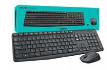 Zestaw Bezprzewodowy klawiatura + mysz LogitechMK235 Francuski układR5
