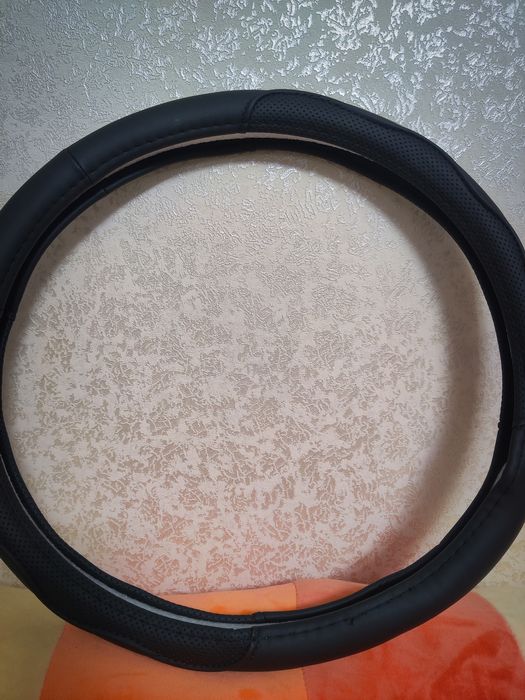 Чехол на руль ЭКО кожа M 37-39