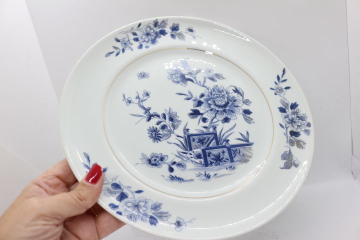 Prato Vista Alegre motivo IMARI Azul 26 cm 1947