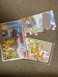 Puzzle 3+ Lwia Straż Disney the lion guard kompletne duże lew z lwem