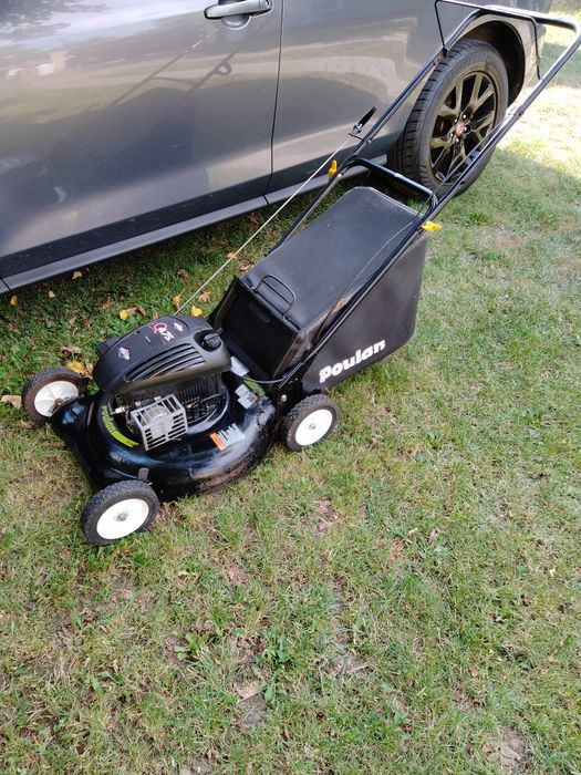 Kosiarka spalinowa ,z silnikiem brics z koszem