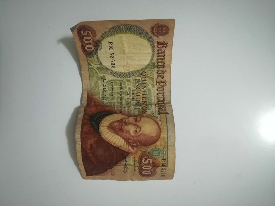 Nota 500 escudos 1979