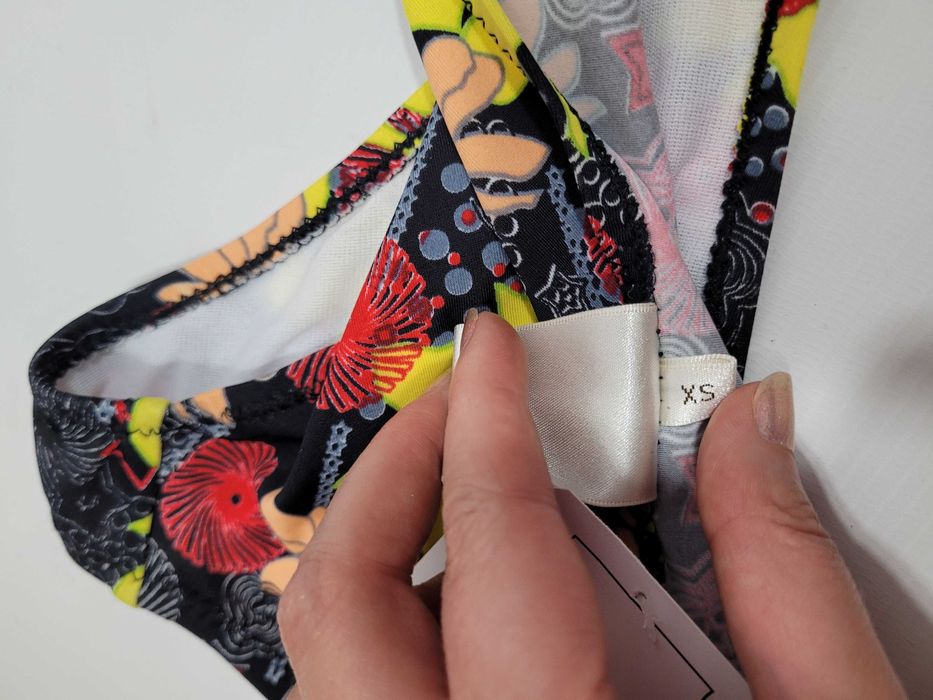 Nowy strój kostium kąpielowy bikini 34,XS komplet kwiaty Kaffe