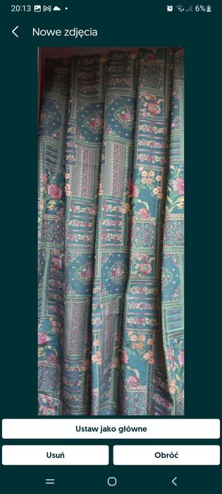 Tkanina obiciowa  zasłonowa grubavzakardowa nowa7mb×140cm