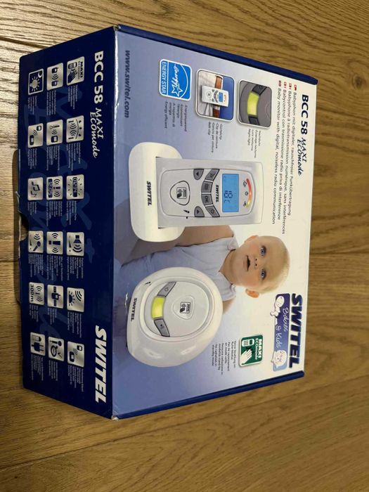 Elektroniczna niania z kołysankami, alarmem, dwustronna komunikacja.