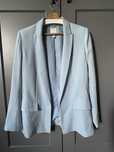H&M marynarka oversize błękitna