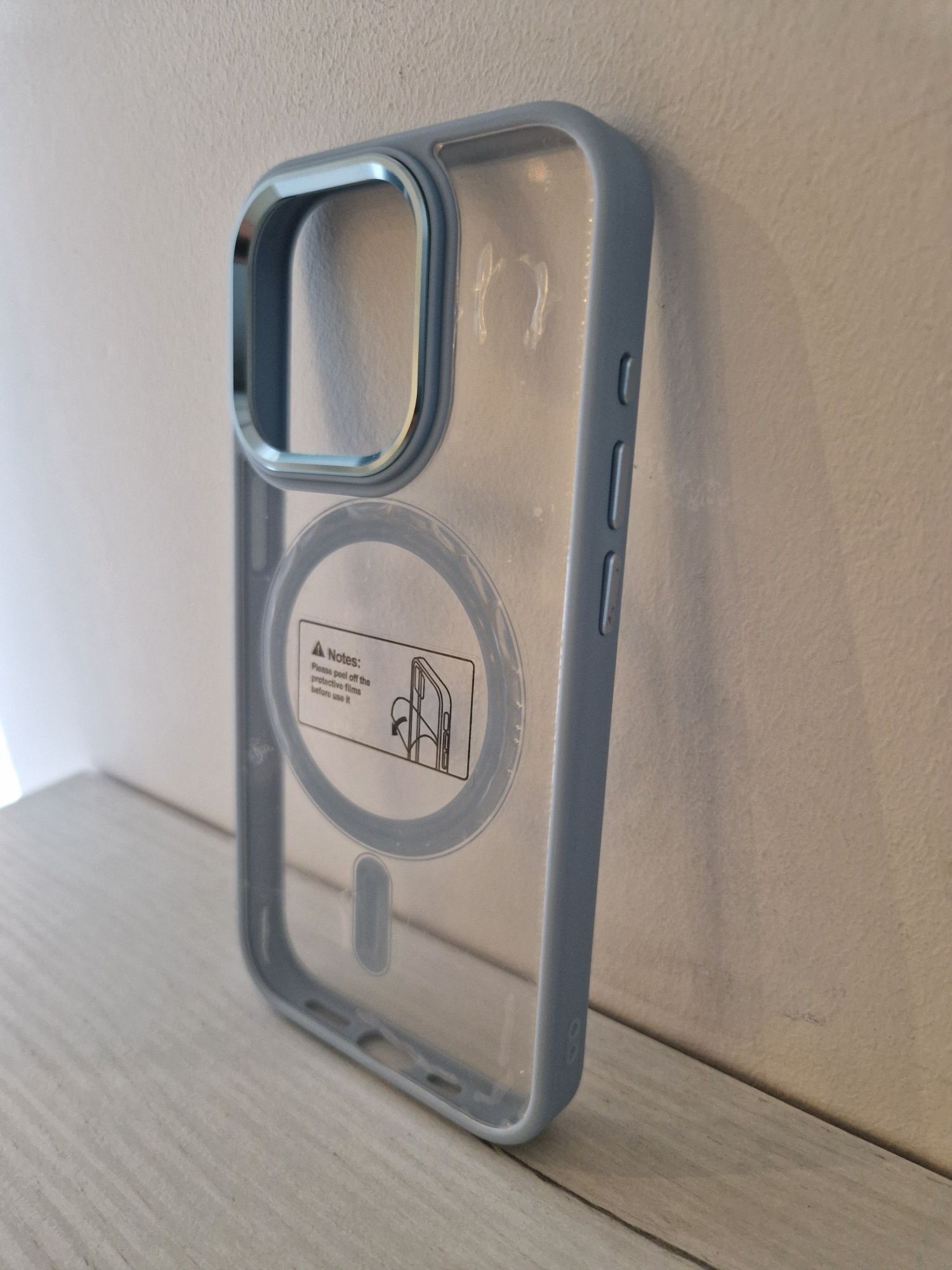 Tel Protect Magnetic Clear Case do Iphone 12/12 Pro Jasnoniebieski
