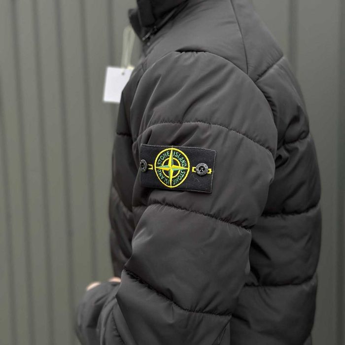 Черная куртка Stone Island (Пуховик)