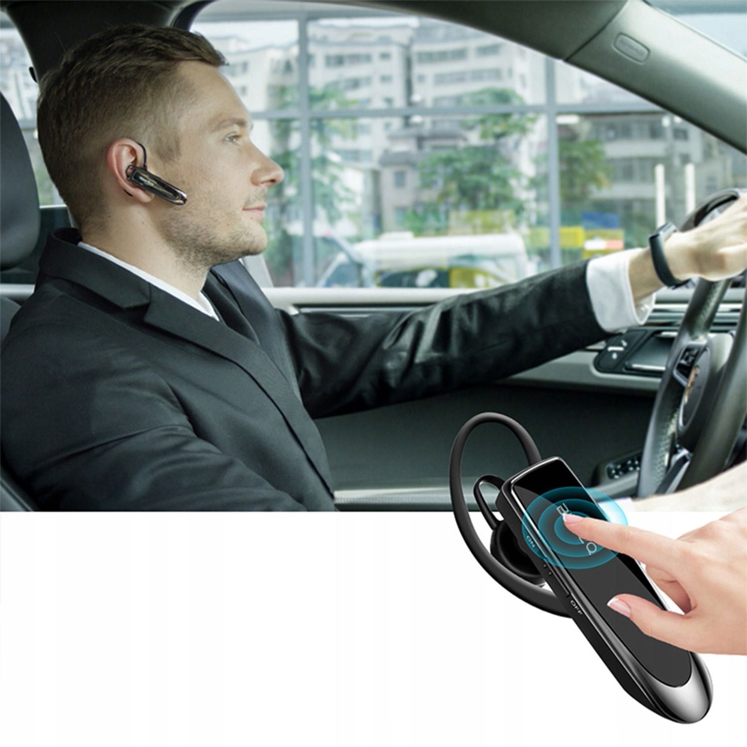 Zestaw Słuchawkowy Bluetooth Deep K200 na 2 Telefony