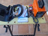 Máquina soldar com mascara
