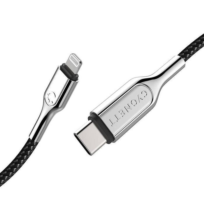 Kabel Usb-C Do Lightning Cygnett Armoured 30W 2M (Czarny)