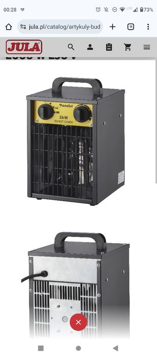 Anslut 2kw z termostatem