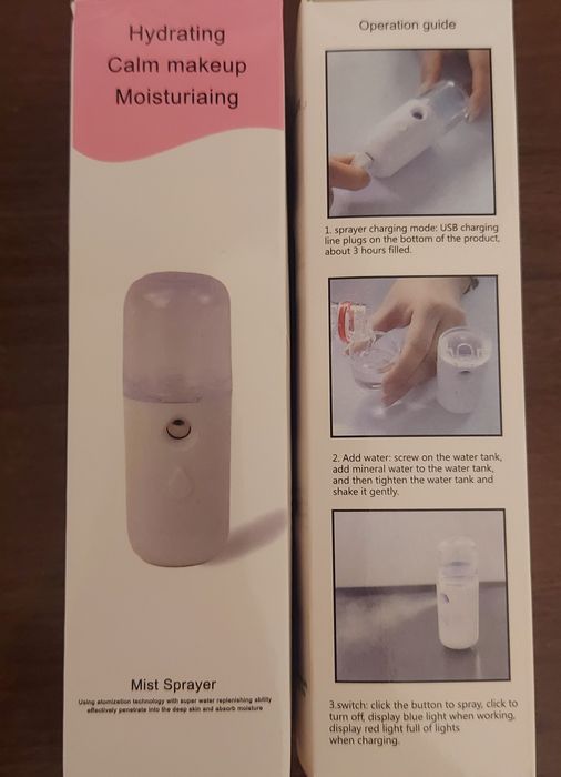 Портативный увлажнитель длявоздуха, наноспрей для лица