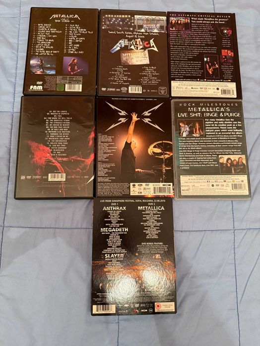DVDs dos Metallica
