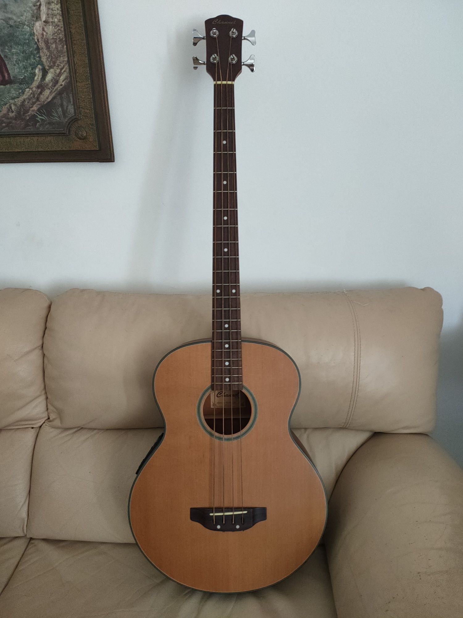 Baixo eletroacústico c/estojo