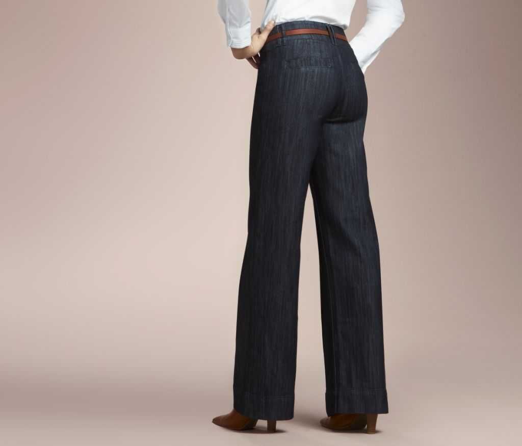 Жіночі джинси-брюки, р. 46