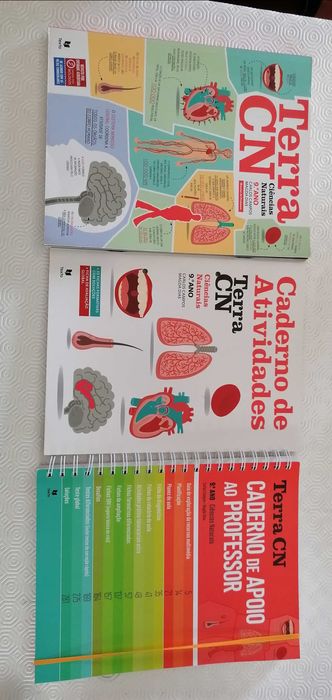 Terra CN 9 - manual, caderno de atividades NOVOS