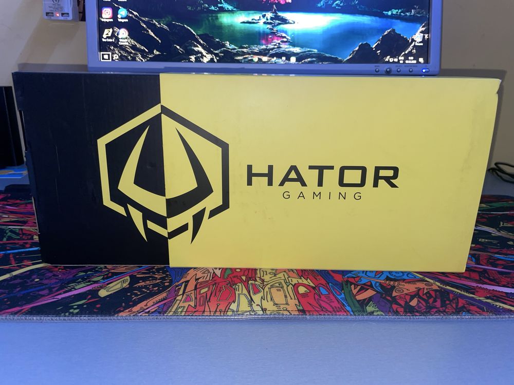 Механічна клавіатура Hator Rockfall Evo TKL НА ЧОРНИХ СВІЧАХ
