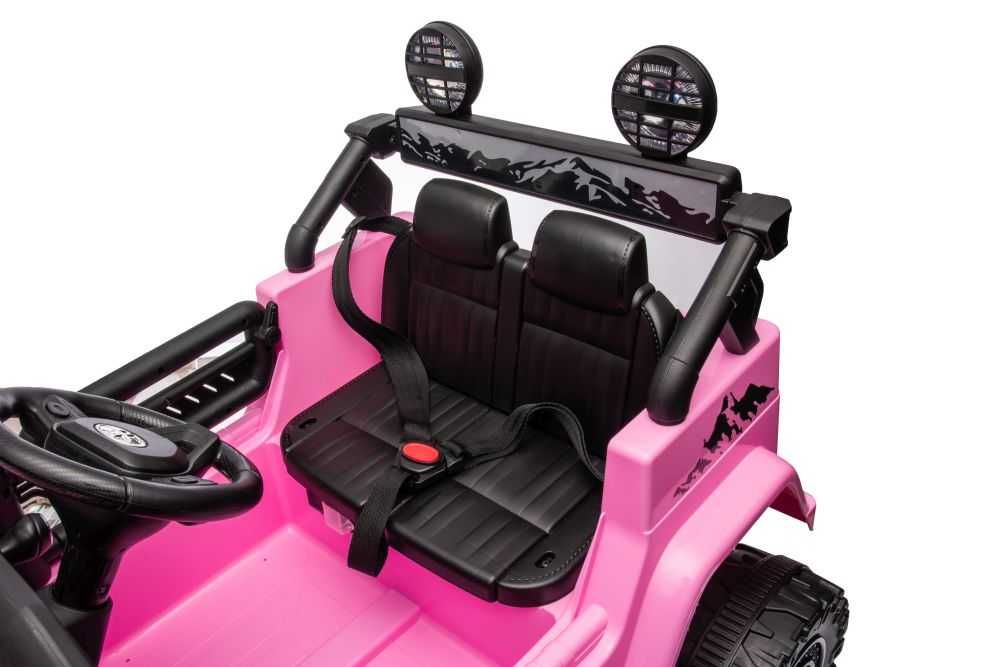 Toyota na akumulator dżip JEEP samochód Autko FJ 4x4 skóra EVA RÓŻOWY