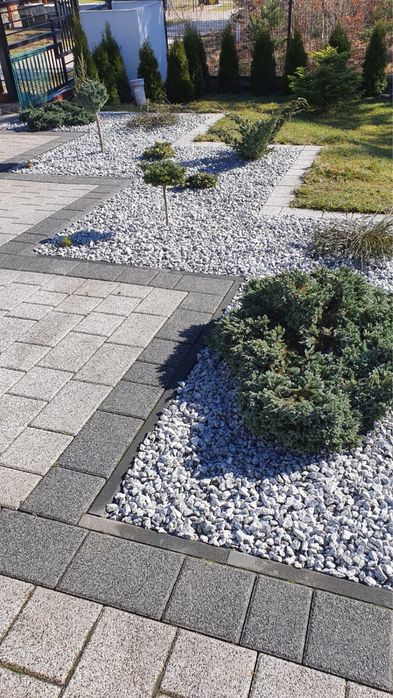 Kamienie ozdobne dalmatyńczyk grys bazaltowy kora kamienna