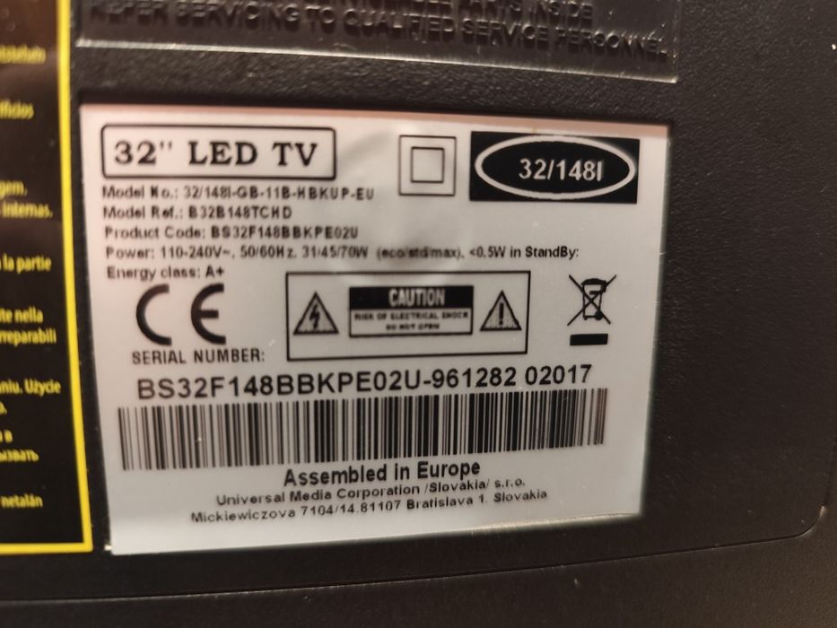 Witam sprzedam telewizor Blaupunkt 32 cale LED