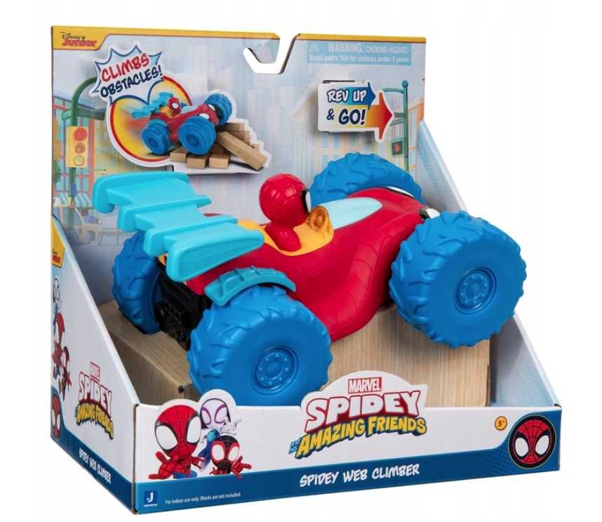 MARVEL SPIDEY Web Climber pojazd 18 cm z figurką Spidey 079983