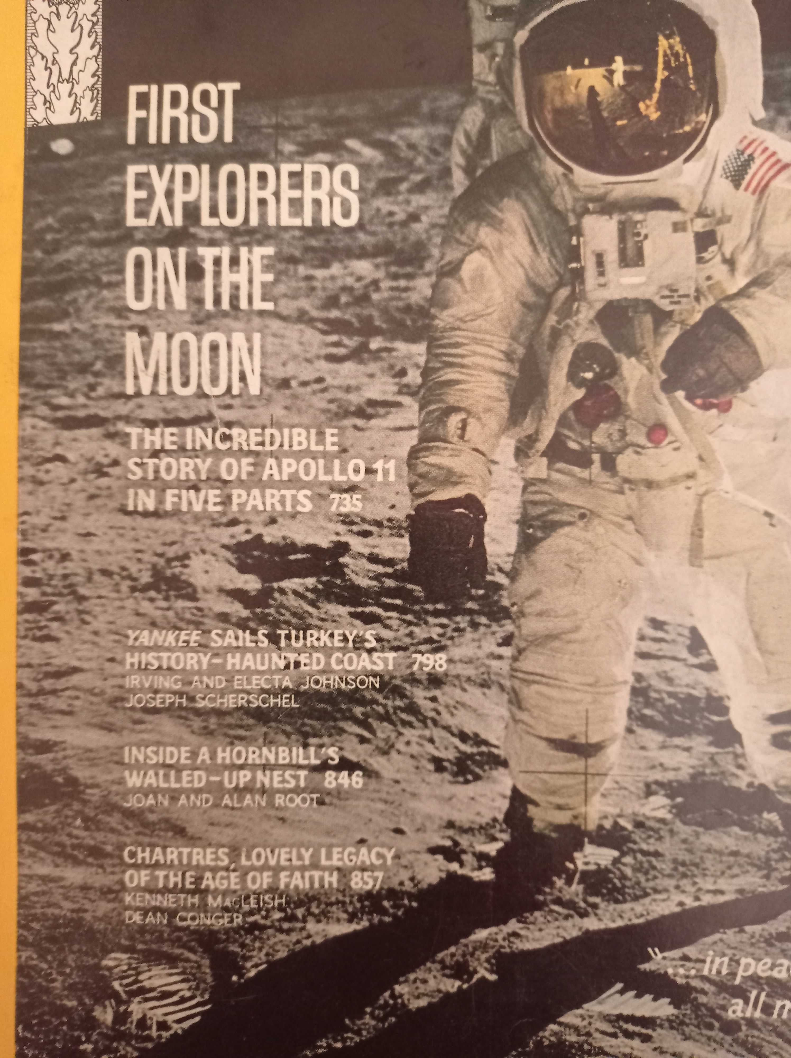 National Geographic 1969 First Explores on the Moon