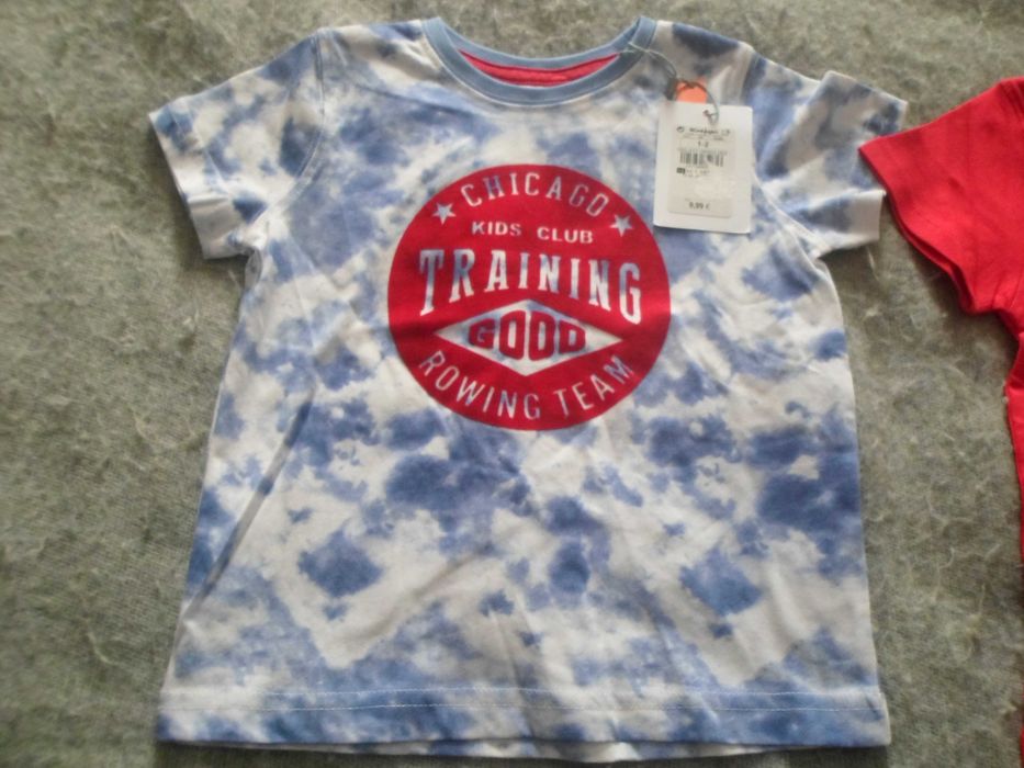 2 t-shirts novas com etiqueta para bebe menino