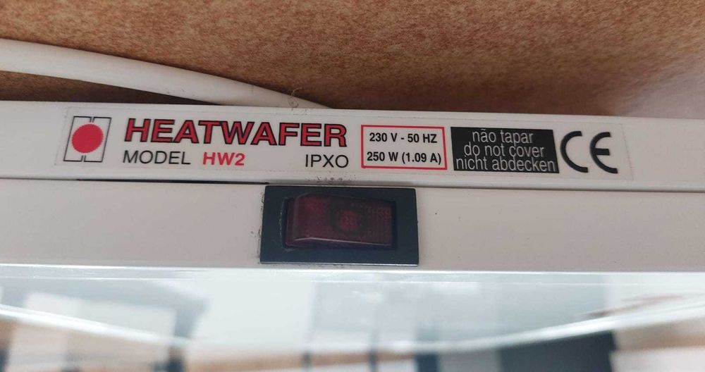 Placa Radiadora de Aquecimento Heatwafer, baixo consumo