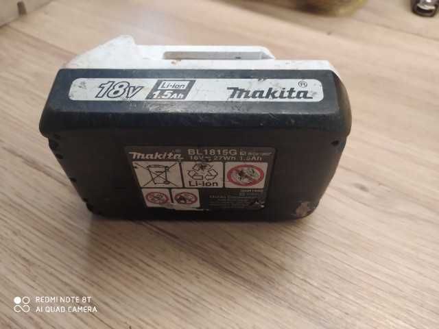 Odkurzacz makita CL 183d 18v Japan, bateria bł 1815g 1,5 ah 18v