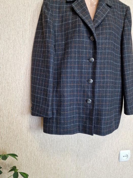 жакет, піджак з натуральної вовни creation atelier gj, оригінал