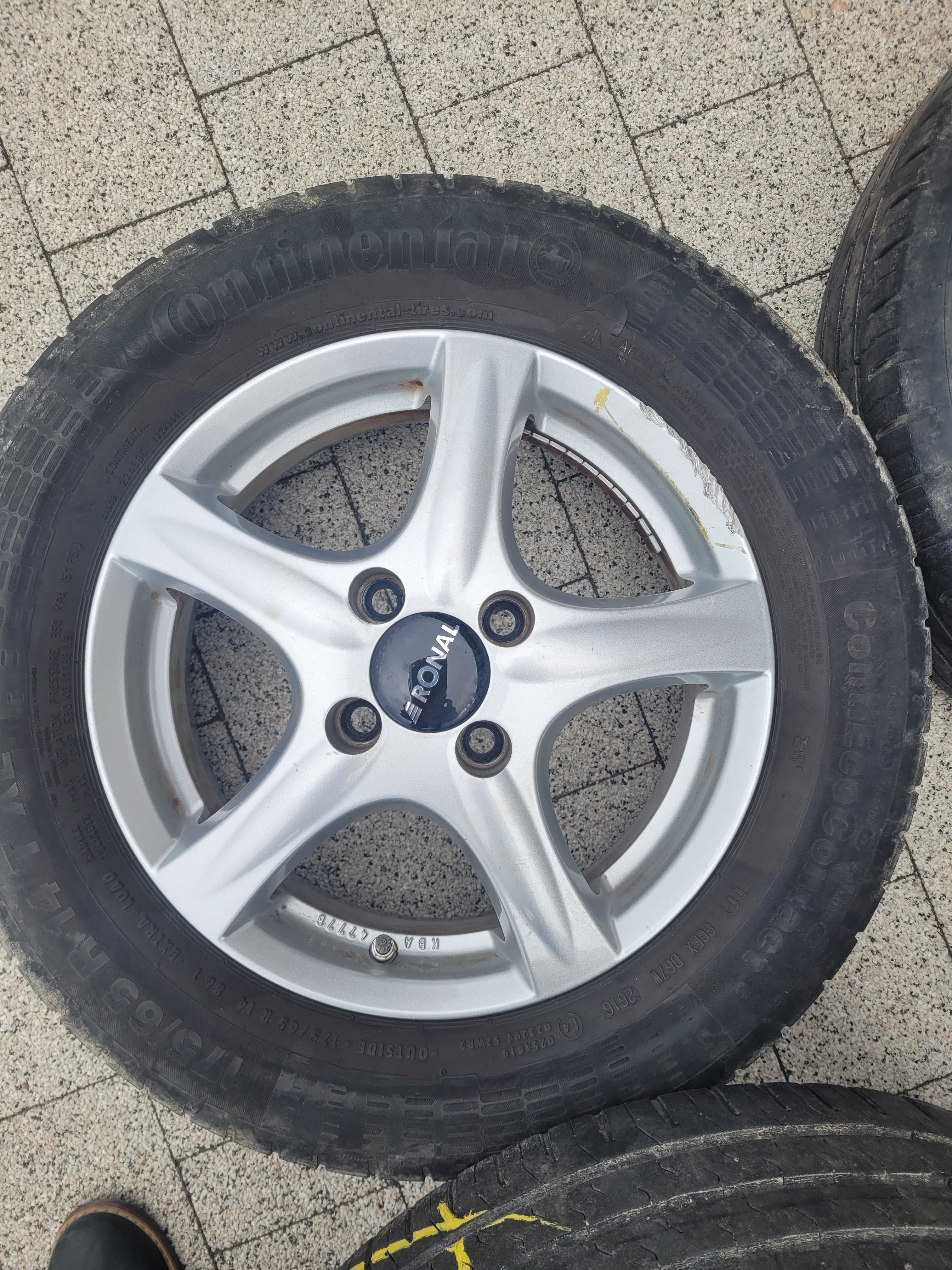 Alufelgi RONAL 14'' z TPMS 4x100