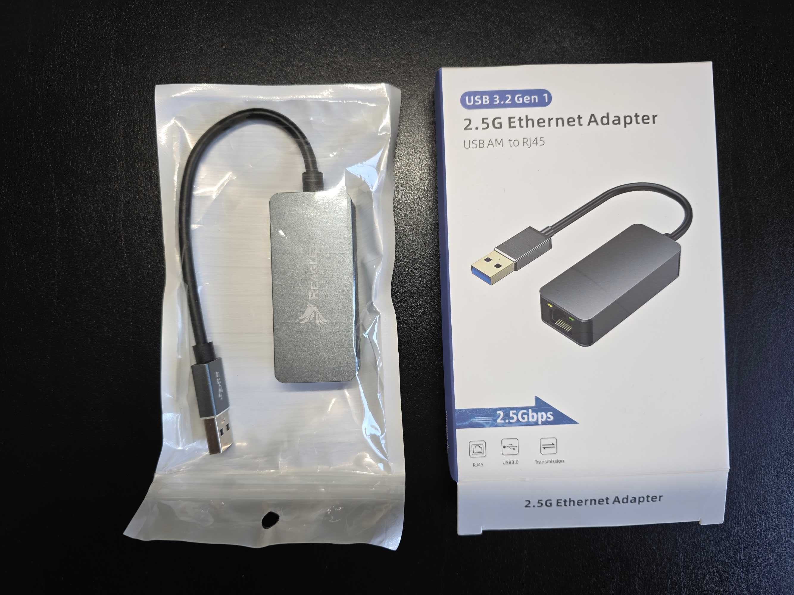 Adapter USB 3.2 na Ethernet 2,5Gb/s