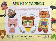 Maski z papieru-książka wycinanki