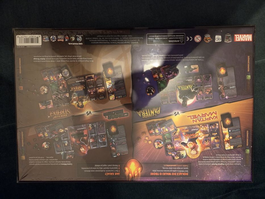 4w1 DICE THRONE MARVEL gra planszowa Captain Marvel Pantera Strange Wd