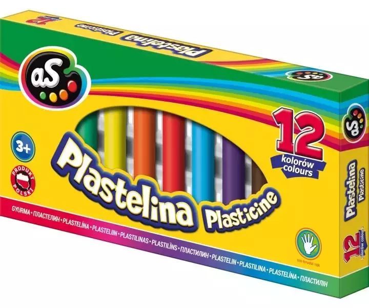 Plastelina, 12 kolorów. Astra
