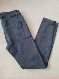 Granatowe sponie, jeansy skinny Zara r. 38