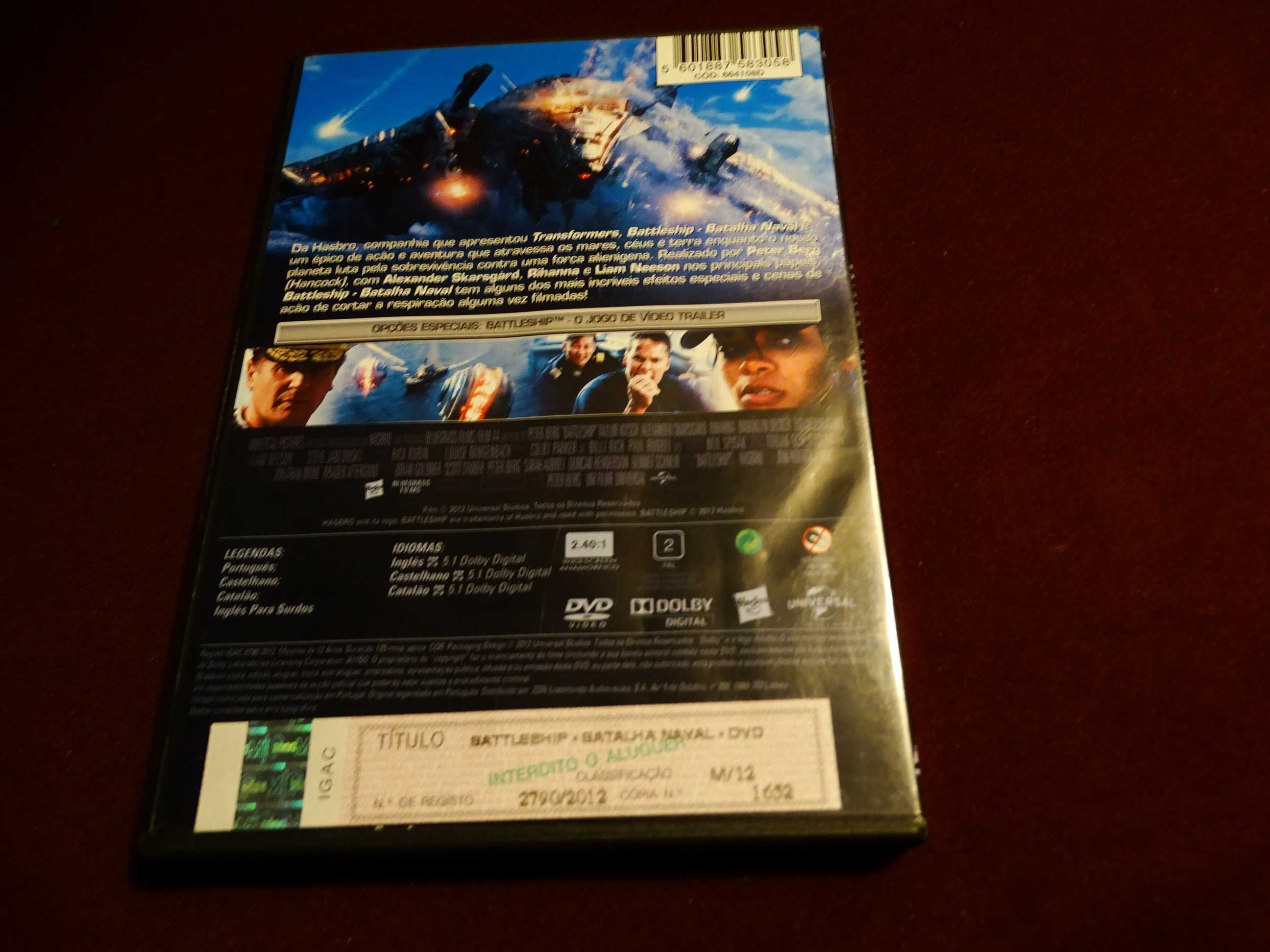 DVD-Battleship/Batalha naval-Liam Neeson