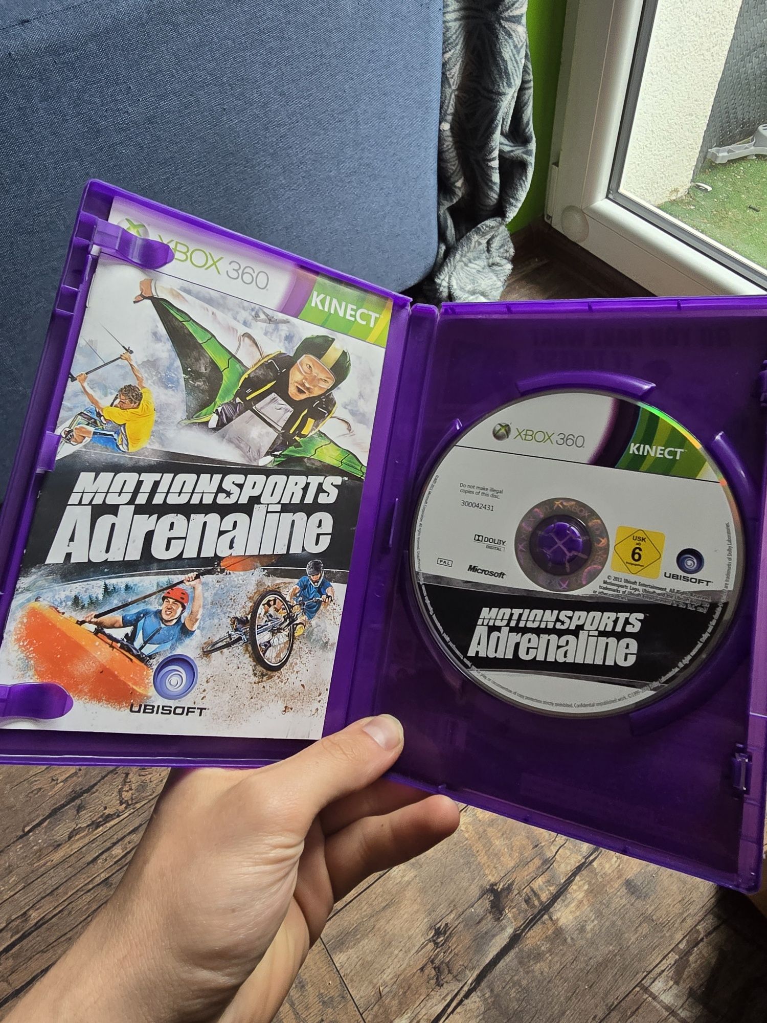 Motionsports Adrenaline kinect xbox 360 unikat sports x360 kinekt