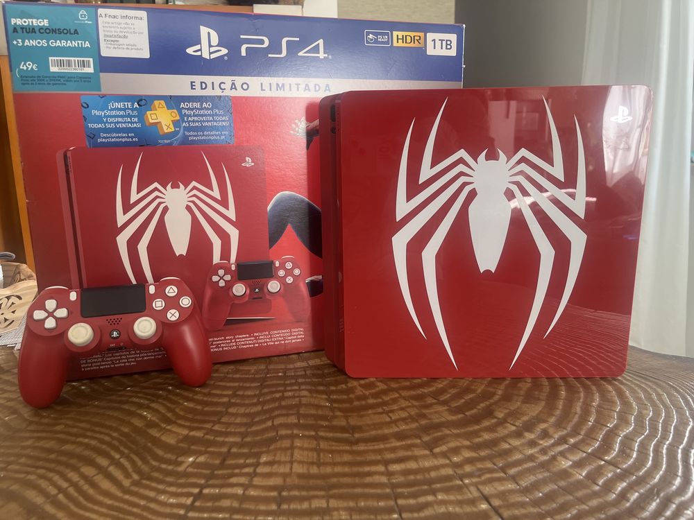 PS4 spider man edicao limitada 1TB