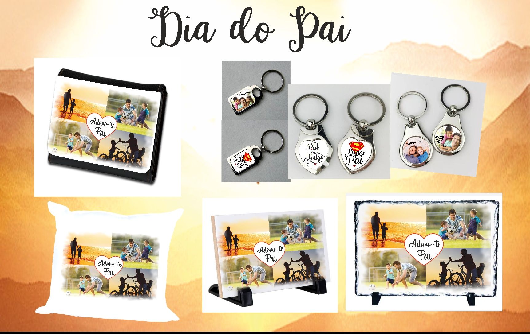 Dia do Pai artigos personalizados