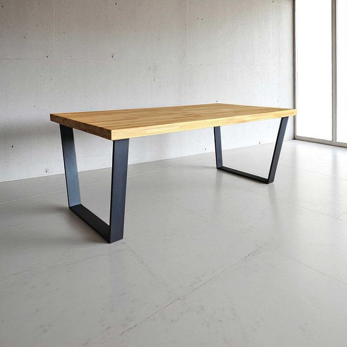 Stół loftowy industrialny dębowy blat 6 cm , REZERWACJA !!!