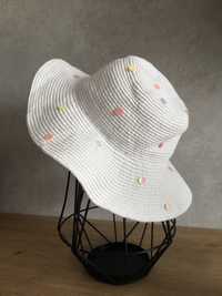 Słomkowy kapelusz z cekinami dziewczęcy r.110/116 H&M