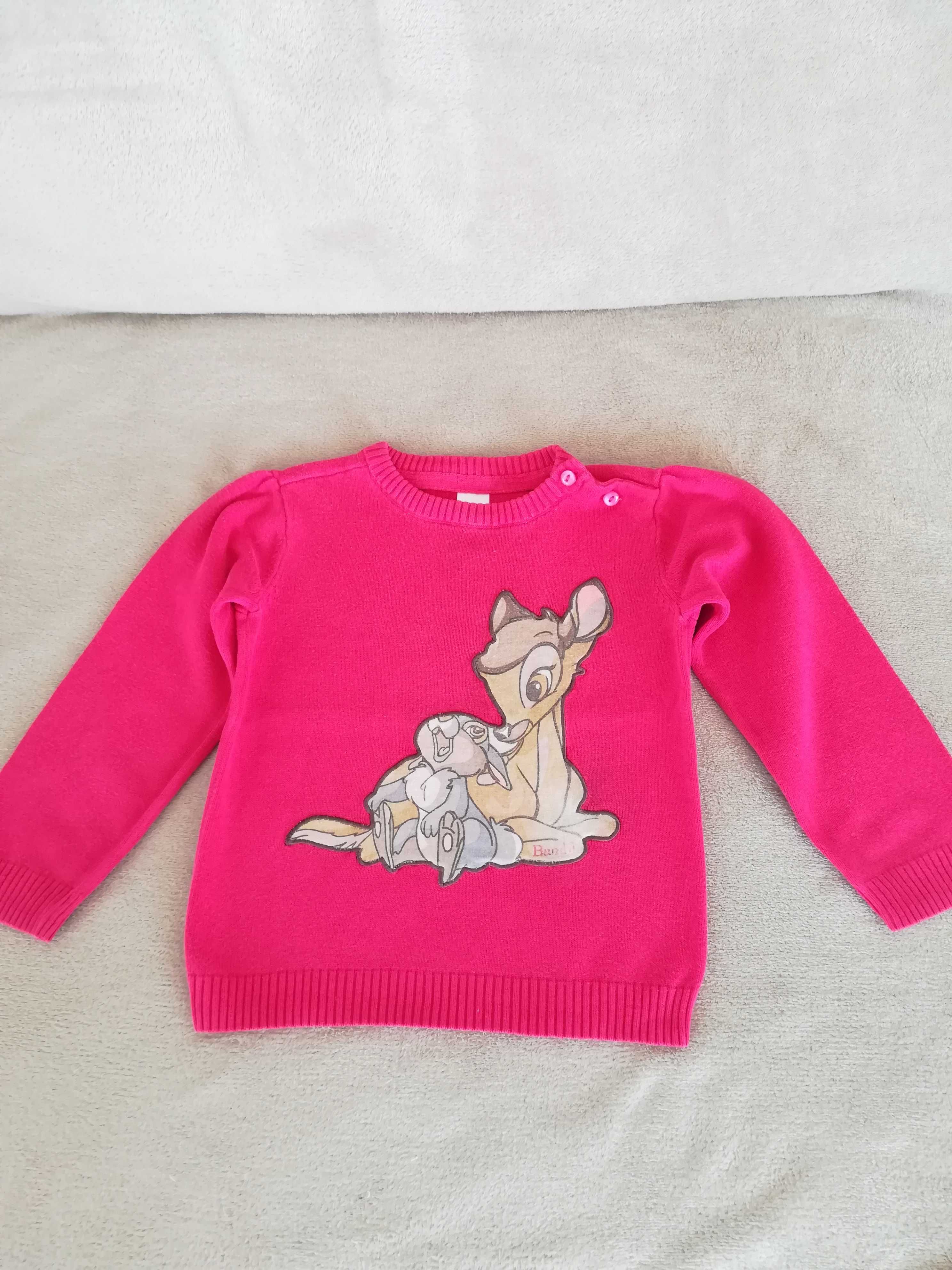 C&A Disney sweterek dla dziewczynki rozmiar 86