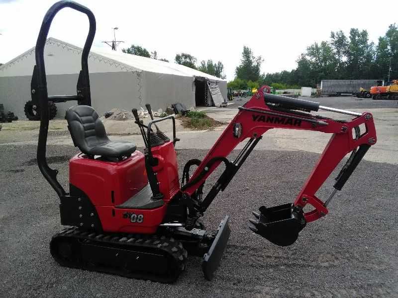Minikoparka YANMAR SV08 z 2011 roku