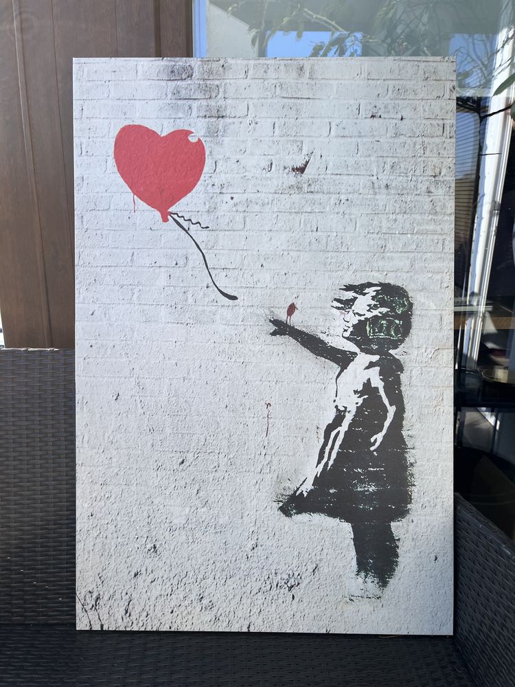 Banksy Dziewczynka z balonikiem 60x90