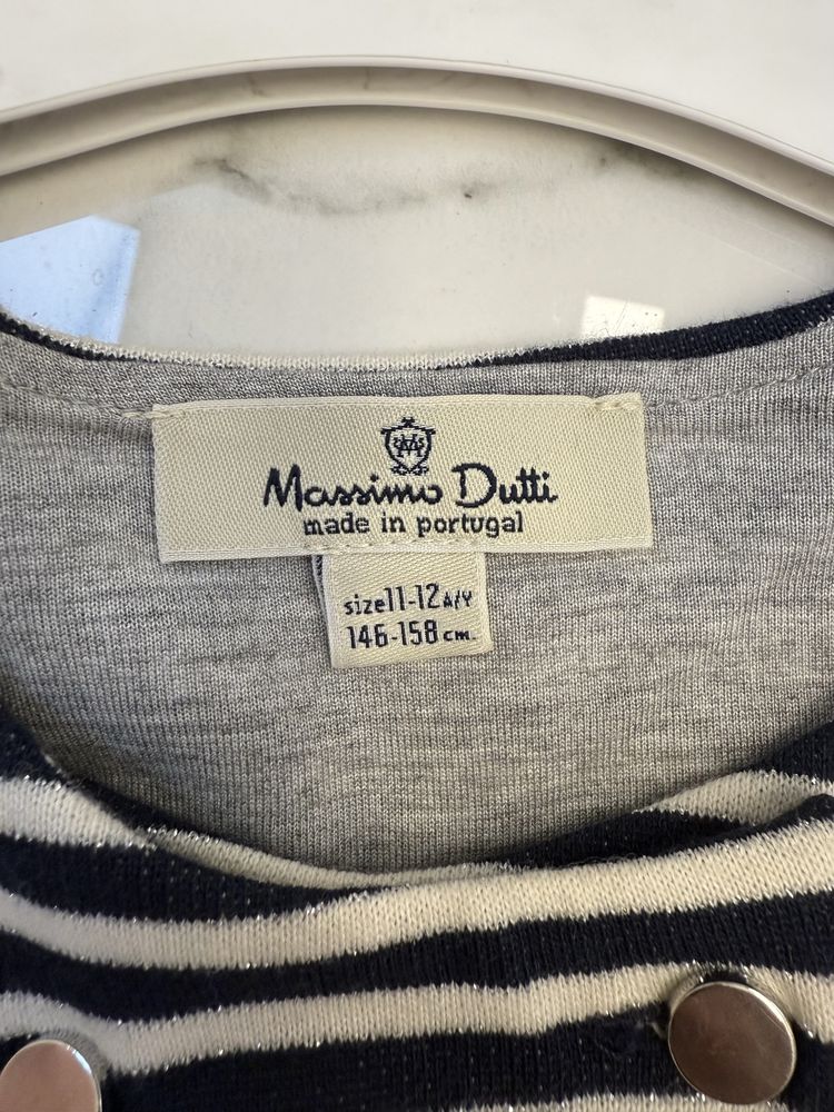 Bolerko narzutka marynarka w paski dla dziewczynki massimo dutti 146 1